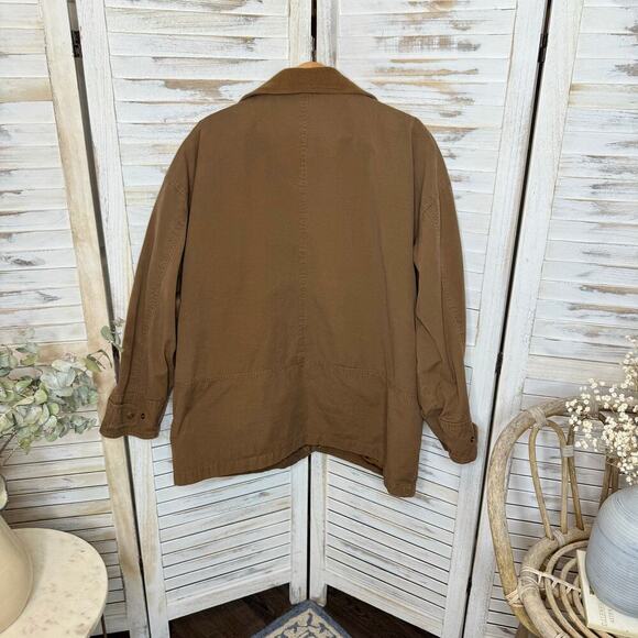 VINTAGE ARIZONA JEANS CO Men's XXL Chore Jacket Barn Coat Vest Canvas Brown - Picture 15 of 15